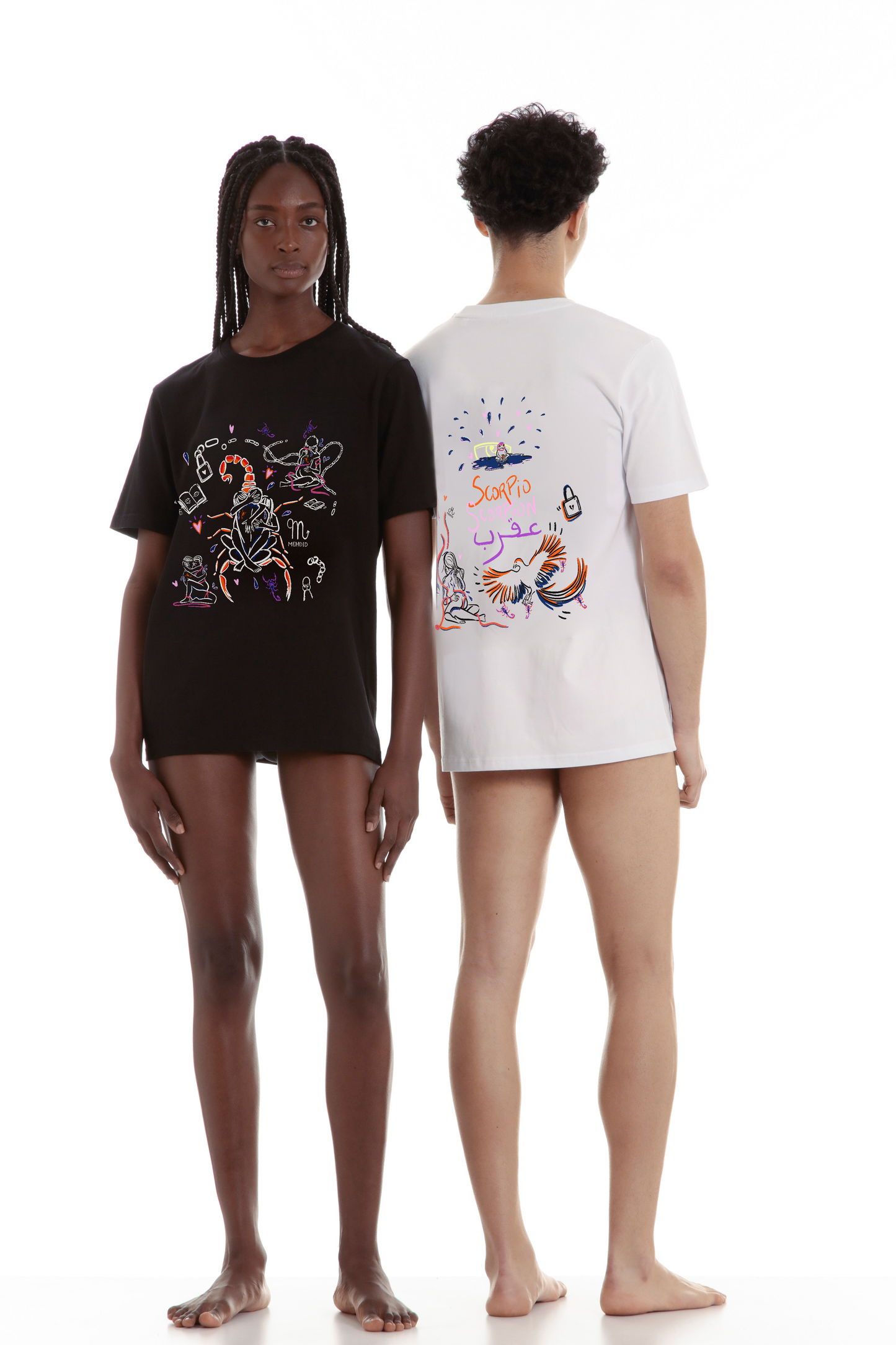 Tee-shirt Scorpion / Scorpio noir