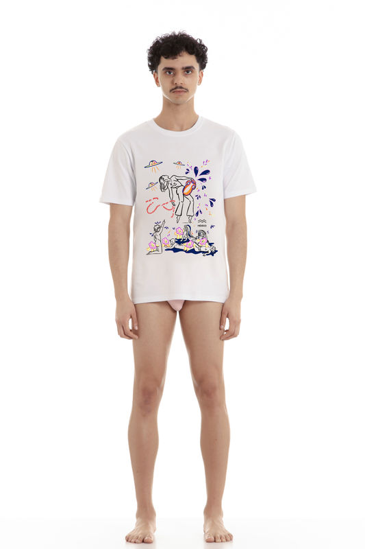 Tee-shirt Verseau / Aquarius blanc