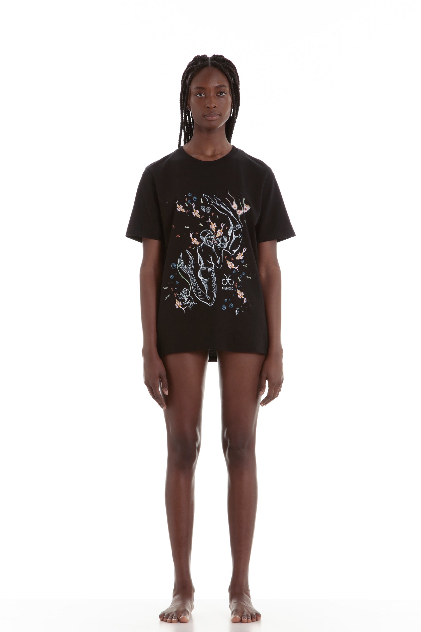 Tee-shirt Poissons / Pisces noir