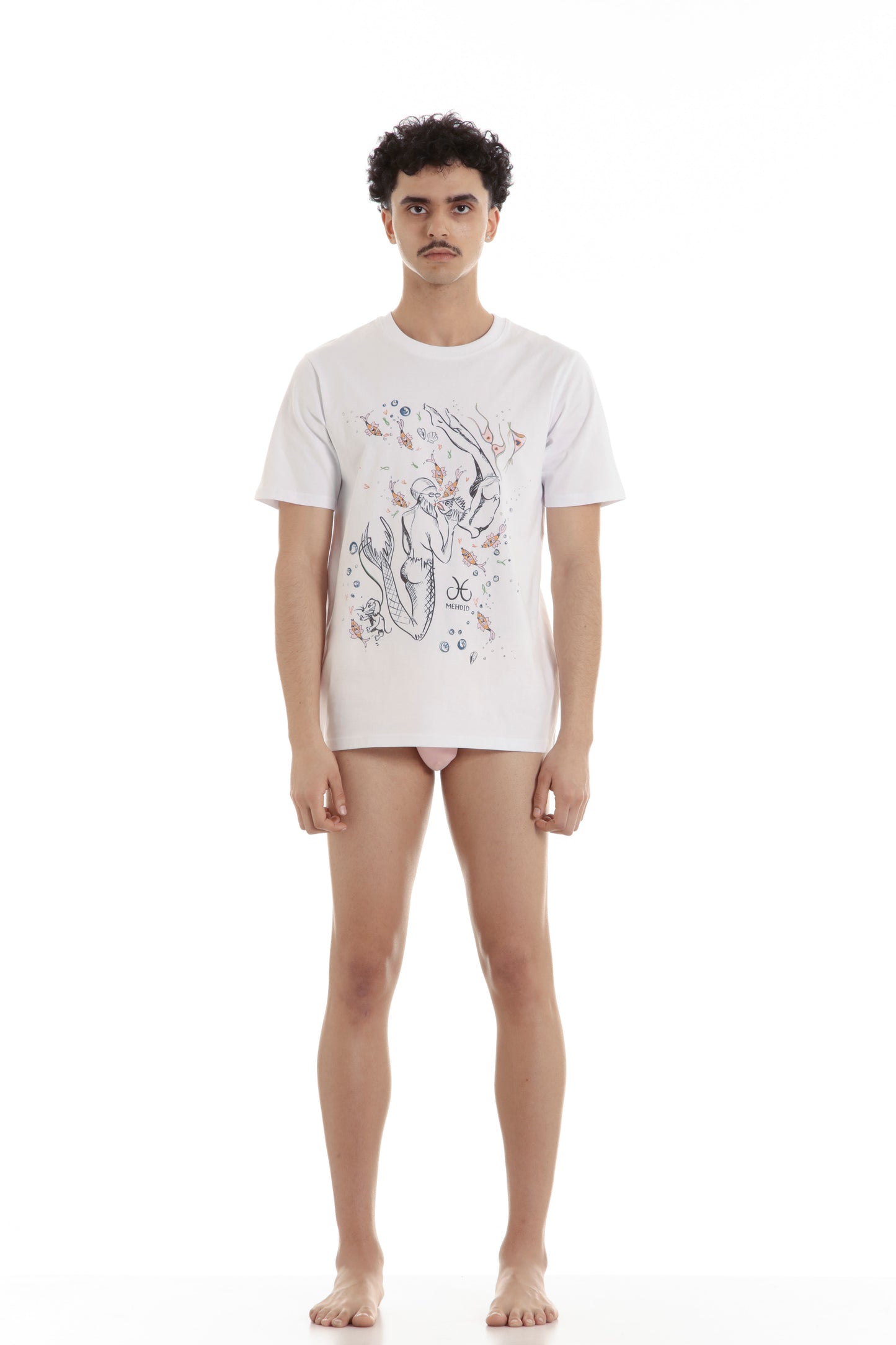 Tee-shirt Poissons / Pisces blanc