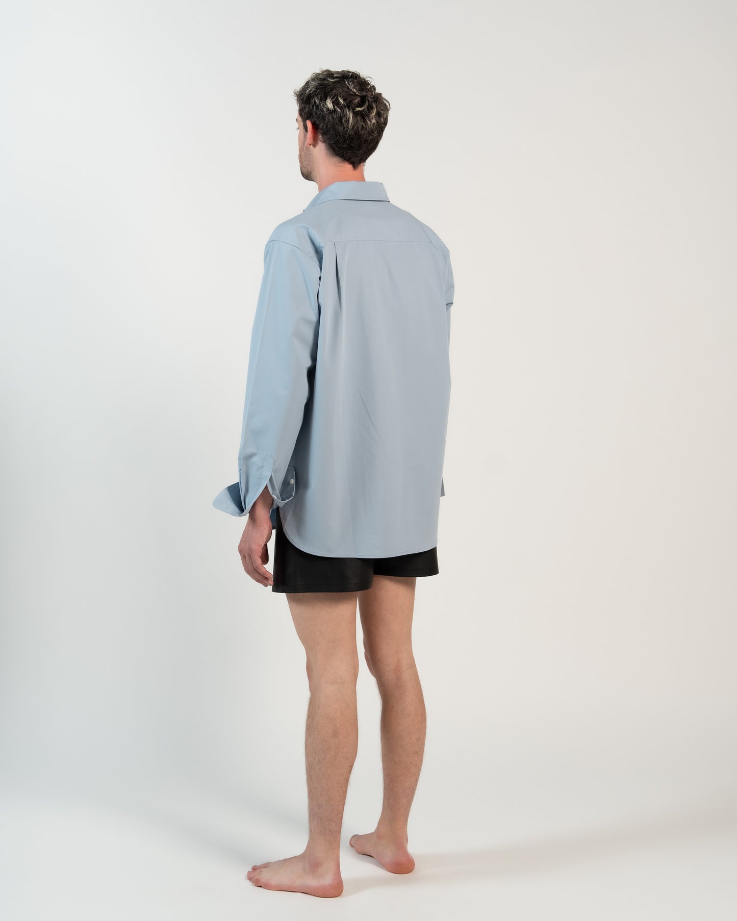 Chemise classique Bleu gris